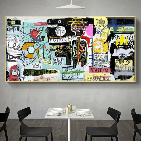 Modern Graffiti Street Art Canvas Prints Paintings for Home Decor-GraffitiWallArt