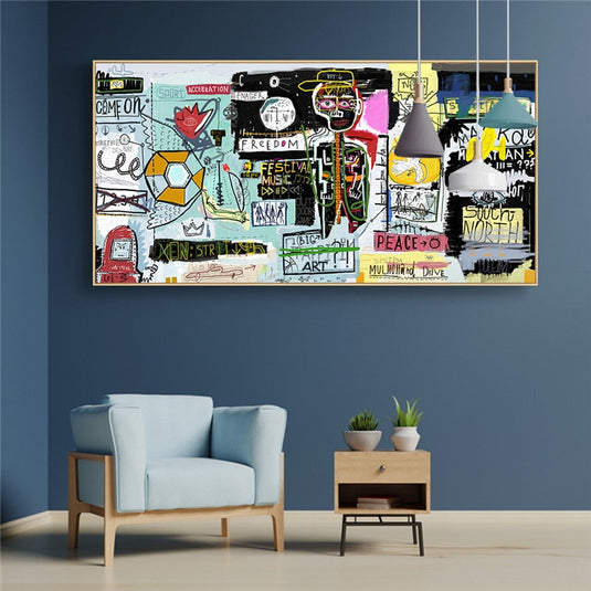 Modern Graffiti Street Art Canvas Prints Paintings for Home Decor-GraffitiWallArt