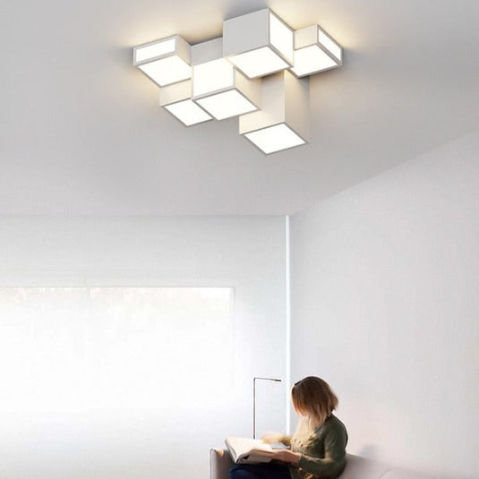 Modern LED Blocks Ceiling Light-GraffitiWallArt