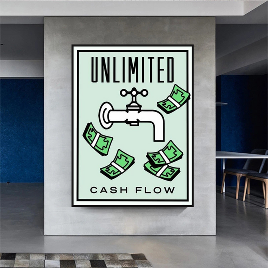 Monopoly Canvas Wall Art for Enhancing Cash Flow-GraffitiWallArt