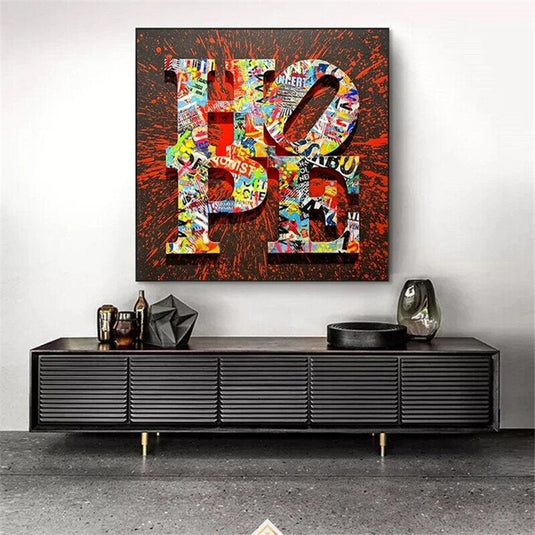 Motivational Graffiti Art Print on Canvas - Street Art Home Decor-GraffitiWallArt