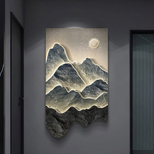 Mountains Wall Light - Perfect Mountains Wall Light-GraffitiWallArt