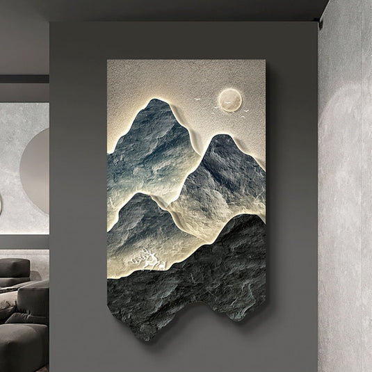 Mountains Wall Light - Perfect Mountains Wall Light-GraffitiWallArt