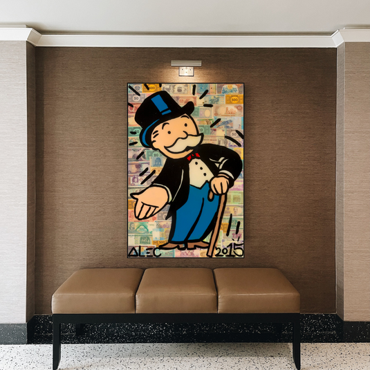 Mr Monopoly Canvas Wall Art: Elevate Your Magician D√©cor-GraffitiWallArt