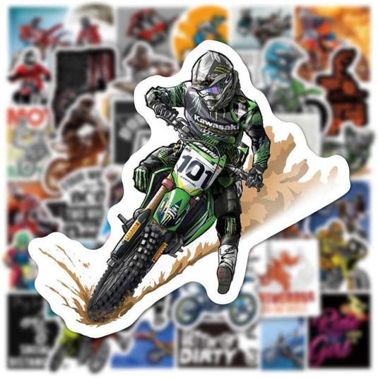 MTB Stickers Pack - Famous Waterproof Bundle-GraffitiWallArt