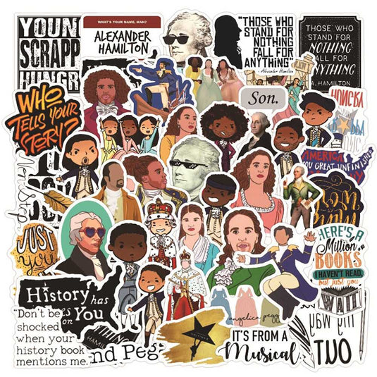 Musical Hamilton Graffiti Stickers-GraffitiWallArt