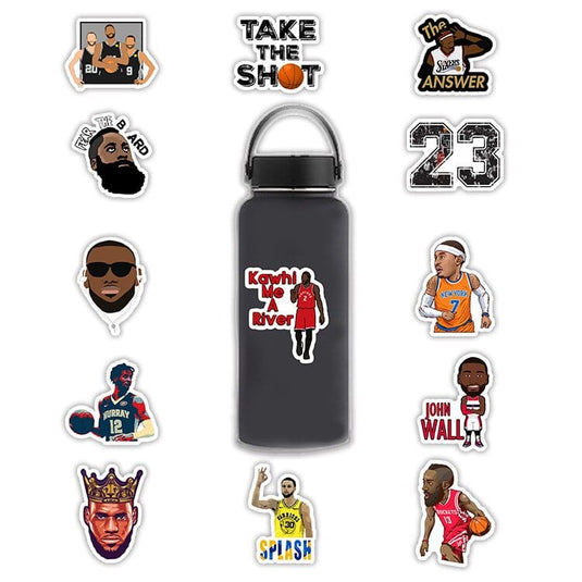 NBA Basketball Star Stickers-GraffitiWallArt