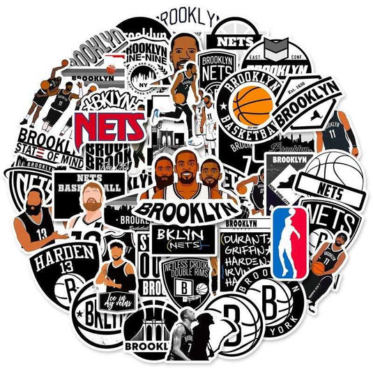 NBA Star Collection Stickers Pack - Famous Waterproof Bundle-GraffitiWallArt