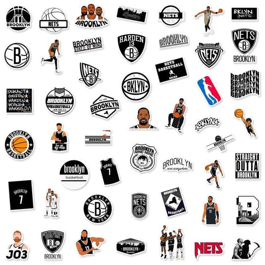 NBA Star Collection Stickers Pack - Famous Waterproof Bundle-GraffitiWallArt