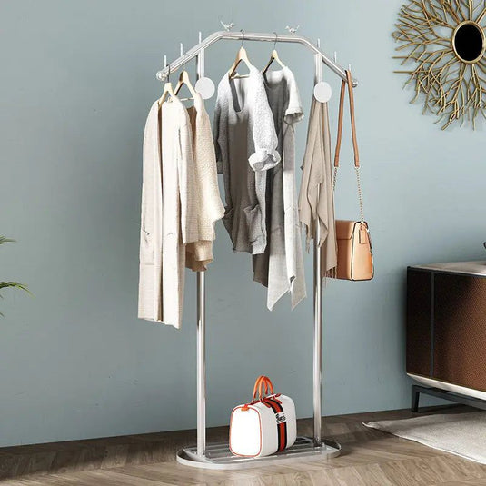 Nordic Floor Standing Coat Rack Organiser-GraffitiWallArt