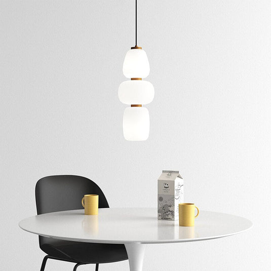 Nordic Glass Pendant Light: Exquisite Lighting Fixture-GraffitiWallArt