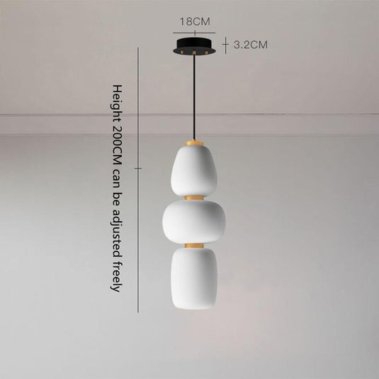 Nordic Glass Pendant Light: Exquisite Lighting Fixture-GraffitiWallArt