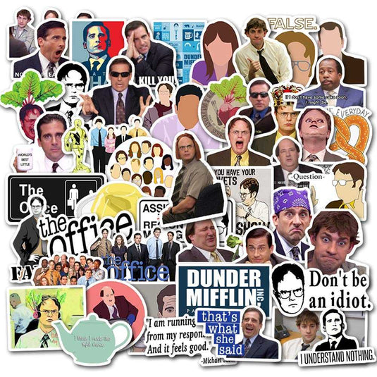 Office Stickers Pack - Famous TV Series Bundle - Waterproof-GraffitiWallArt