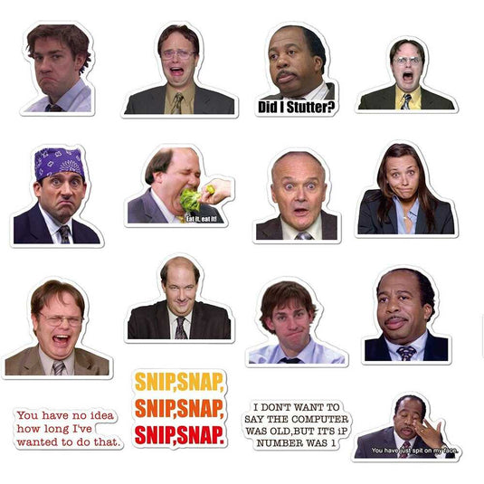 Office Stickers Pack - Famous TV Series Bundle - Waterproof-GraffitiWallArt