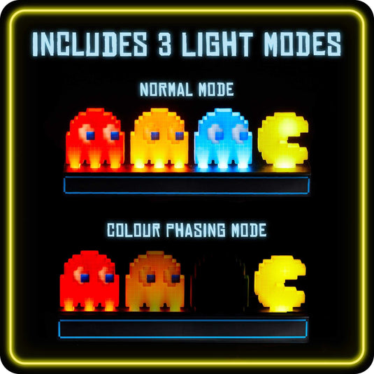 Pac Man Ghost Light Table Lamp-GraffitiWallArt