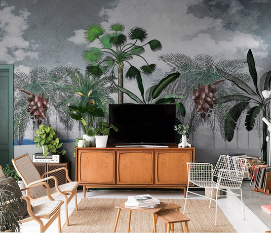 Paradise Dream: Tropical Wallpaper Murals-GraffitiWallArt