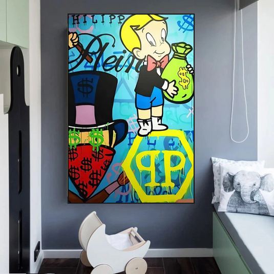 Patek Philippe Richie - Alec Monopoly Wall Art-GraffitiWallArt