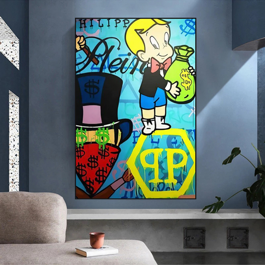 Patek Philippe Richie - Alec Monopoly Wall Art-GraffitiWallArt