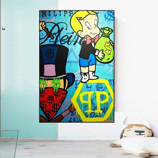 Patek Philippe Richie - Alec Monopoly Wall Art-GraffitiWallArt