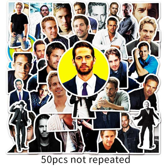 Paul Walker Stickers - Famous Movie Star Pack Waterproof Bundle-GraffitiWallArt