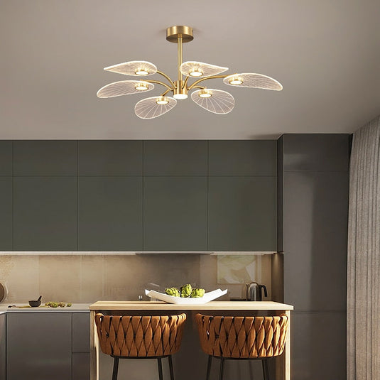 Petals Chandelier: Illuminate Your Space with Grace-GraffitiWallArt