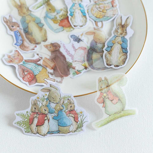 Peter Rabbit Stationery Stickers - Delightful and Charming!-GraffitiWallArt