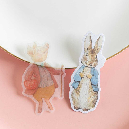 Peter Rabbit Stationery Stickers - Delightful and Charming!-GraffitiWallArt