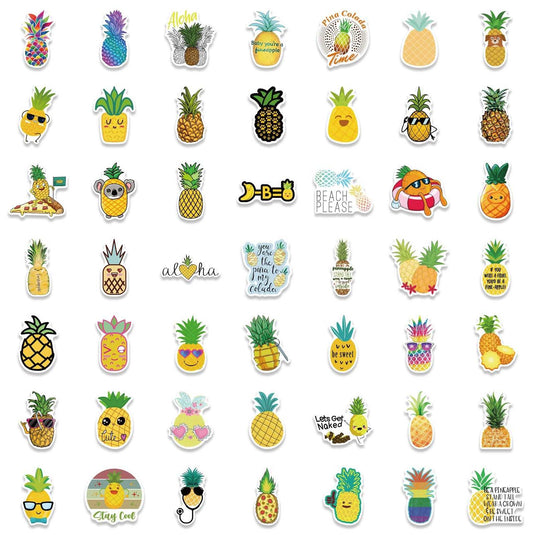 Pineapple Stickers Pack - Famous and Waterproof Bundle-GraffitiWallArt