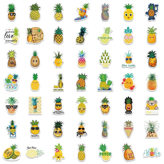 Pineapple Stickers Pack - Famous and Waterproof Bundle-GraffitiWallArt