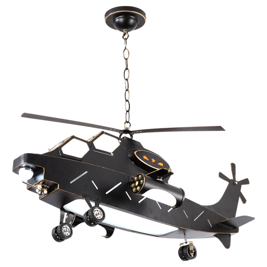 Plane Helicopter Pendant Light - Unique Aircraft Design-GraffitiWallArt