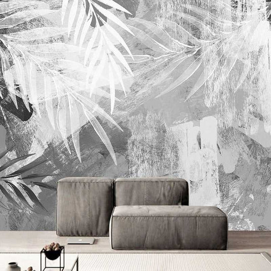 Plant Wallpaper Mural: Enhance Your Space-GraffitiWallArt