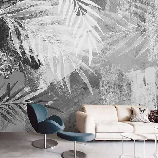 Plant Wallpaper Mural: Enhance Your Space-GraffitiWallArt