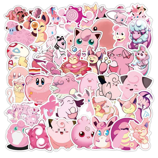 Pokemon Waterproof Sticker Pack - Famous Bundle-GraffitiWallArt