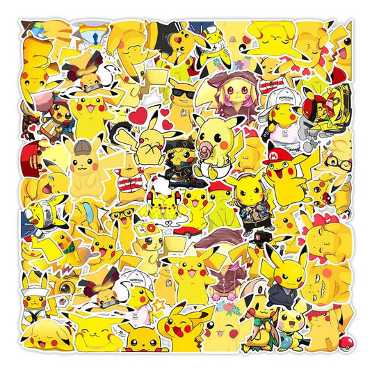 Pokemon Waterproof Sticker Pack - Famous Bundle-GraffitiWallArt