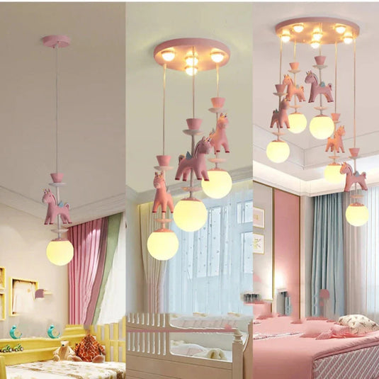 Princess Room Merry Go Round Ceiling Light-GraffitiWallArt