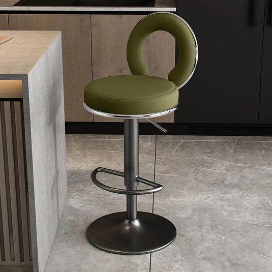 Relaxing Swivel Altos Metal Backrest Bar Stools-GraffitiWallArt