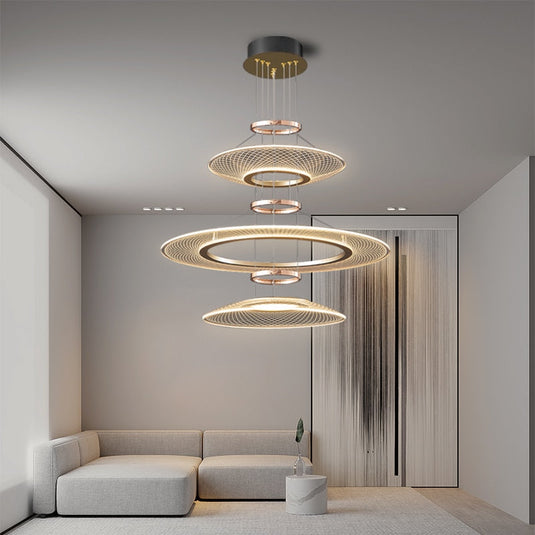 Rings Chandelier-GraffitiWallArt