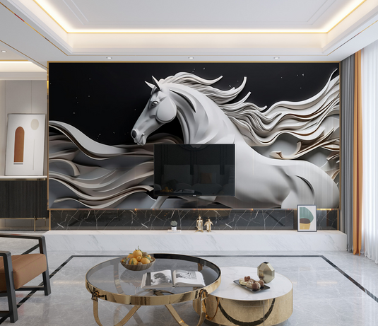 Royal Horse Wallpaper Murals-GraffitiWallArt