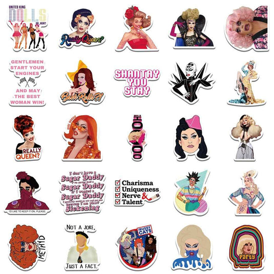 RuPaul Drag Race Stickers – Showcase Your Love!-GraffitiWallArt