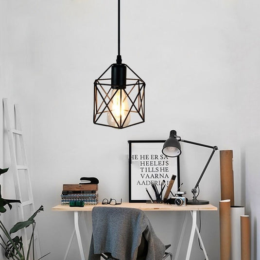 Rustic Industrial Pendant Light Hangings-GraffitiWallArt