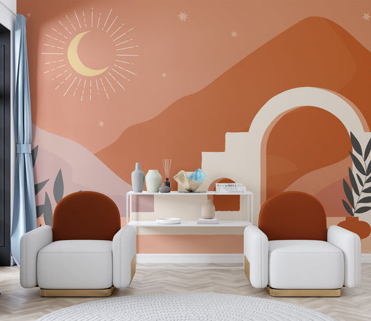 Scandinavian Wallpaper Mural: Express Your Nordic Style-GraffitiWallArt