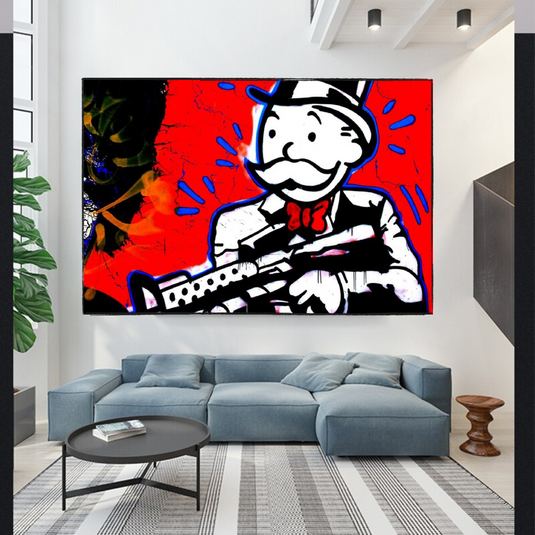 Scarface: Mr Monopoly Wall Art ‚Äì Decorate with Class-GraffitiWallArt