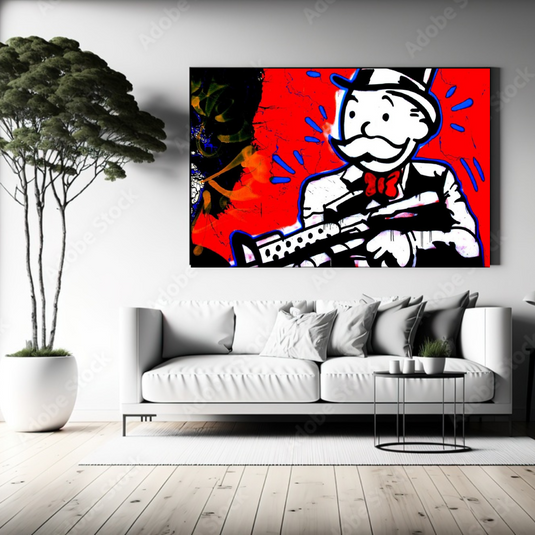 Scarface: Mr Monopoly Wall Art ‚Äì Decorate with Class-GraffitiWallArt