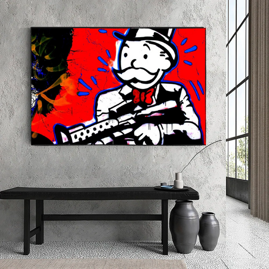 Scarface: Mr Monopoly Wall Art ‚Äì Decorate with Class-GraffitiWallArt