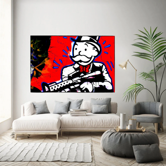 Scarface: Mr Monopoly Wall Art ‚Äì Decorate with Class-GraffitiWallArt