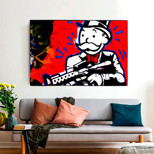 Scarface: Mr Monopoly Wall Art ‚Äì Decorate with Class-GraffitiWallArt