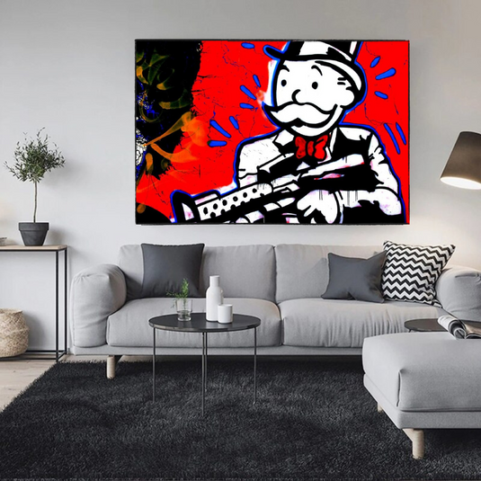 Scarface: Mr Monopoly Wall Art ‚Äì Decorate with Class-GraffitiWallArt