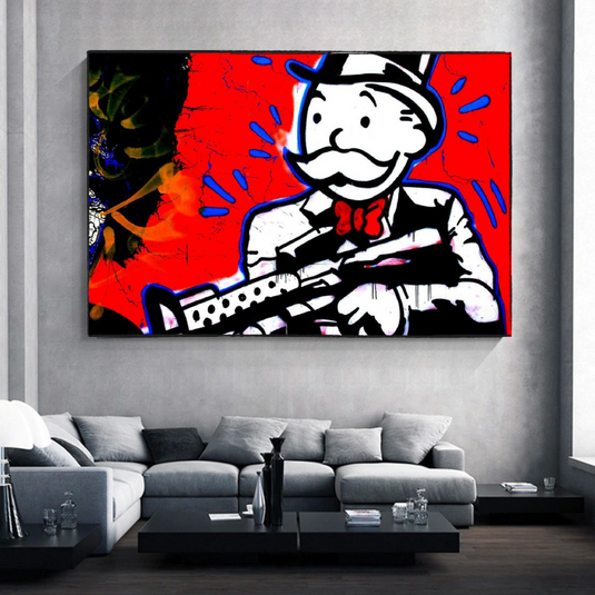 Scarface: Mr Monopoly Wall Art ‚Äì Decorate with Class-GraffitiWallArt