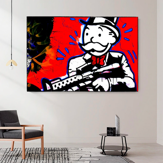 Scarface: Mr Monopoly Wall Art ‚Äì Decorate with Class-GraffitiWallArt