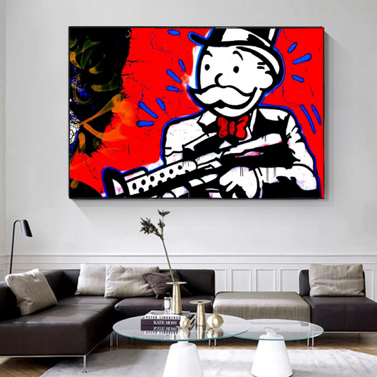 Scarface: Mr Monopoly Wall Art ‚Äì Decorate with Class-GraffitiWallArt